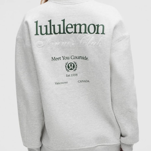 lululemon athletica Gray Crewneck tennis club Sweater - Picture 4 of 4